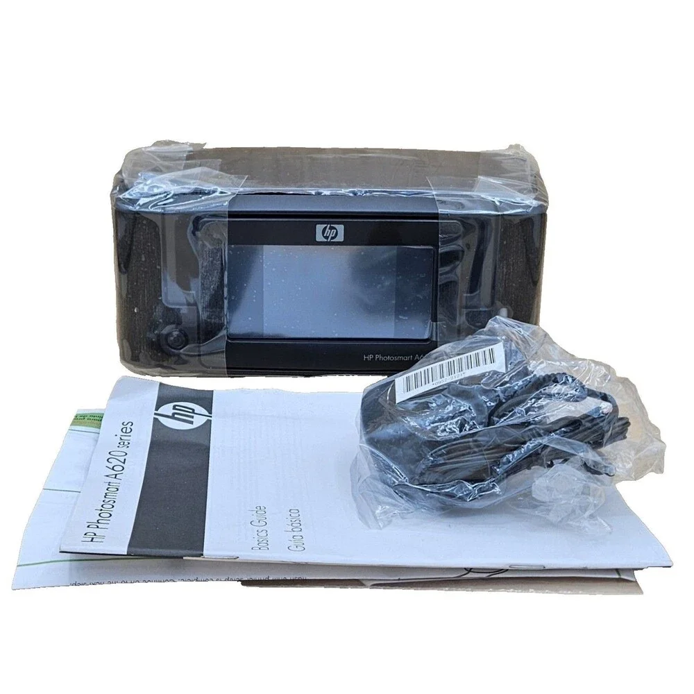 HP Photosmart A627 Open Box New w Ink Paper Case Accessories